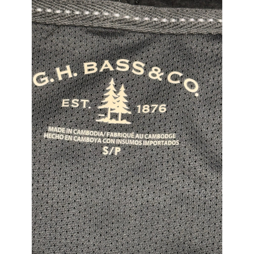 G.H. Bass Co Men’s Gray Pullover Pocket Fleece Lined Hoodie Jacket Small