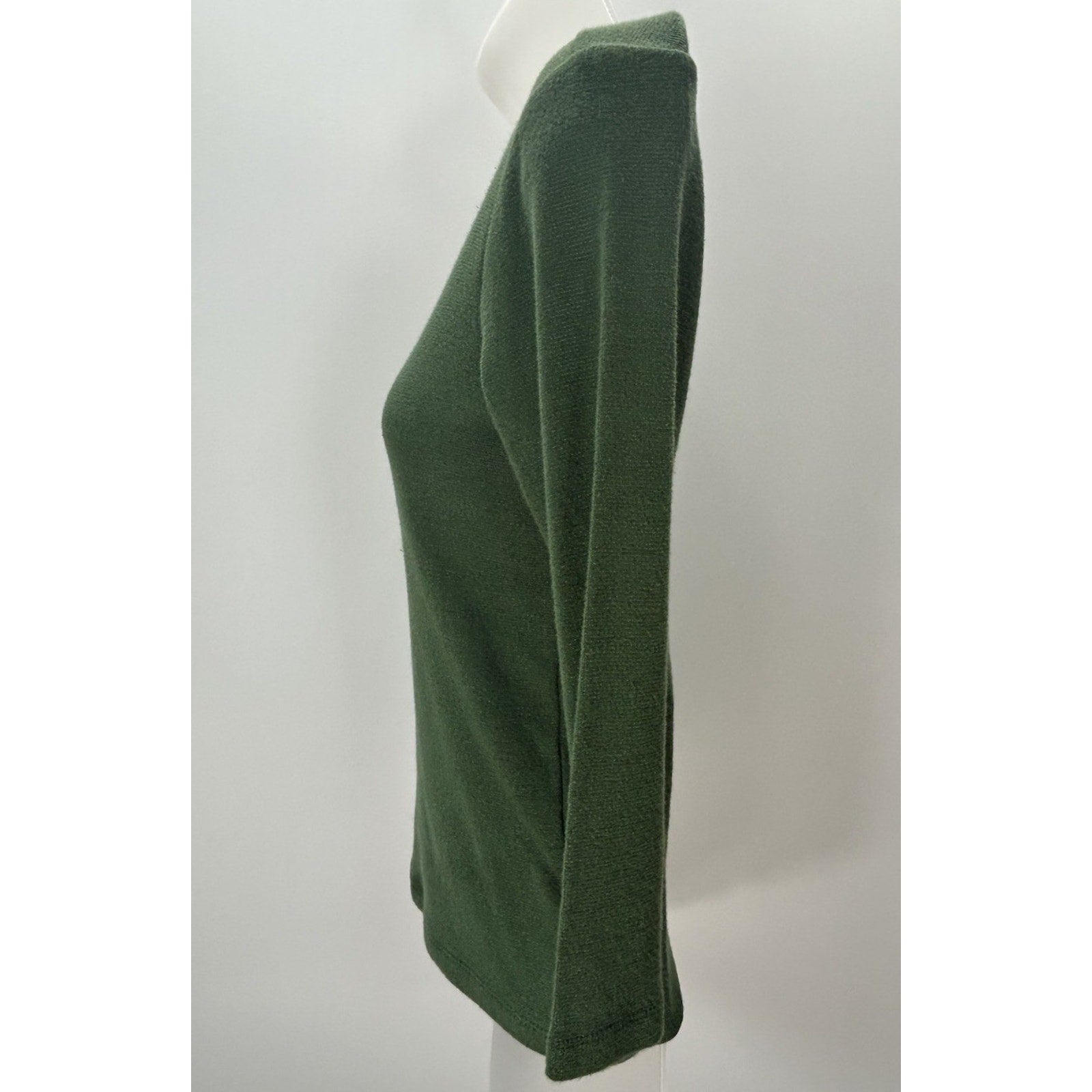 Dressbarn Green Womens Size Small Office Casual Top.