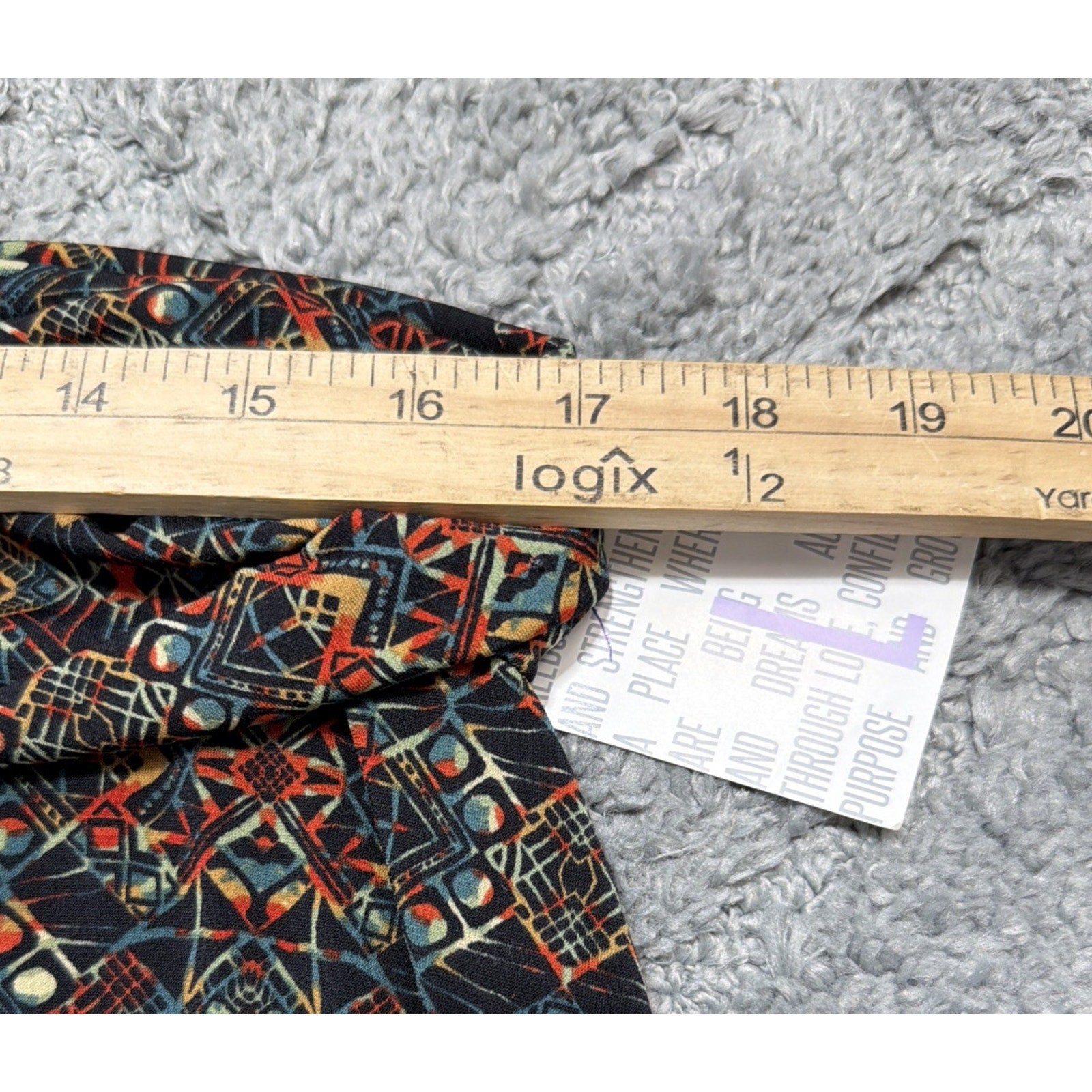 LuLaRoe Size Large Maxi Skirt Aztec Print Stretch Knit Long Women’s L New