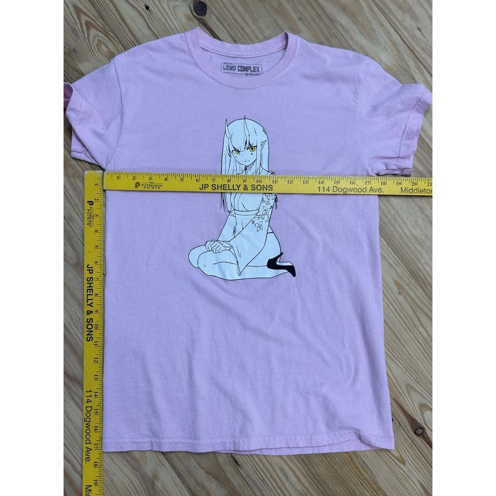 Lewd Complex - Love Yueri Pink T-Shirt - Small.