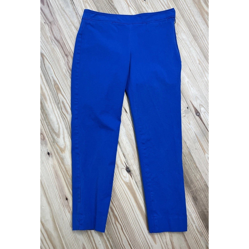 Talbots Chatham Ankle Pants In Royal Blue Size 6p Casual Corpcore