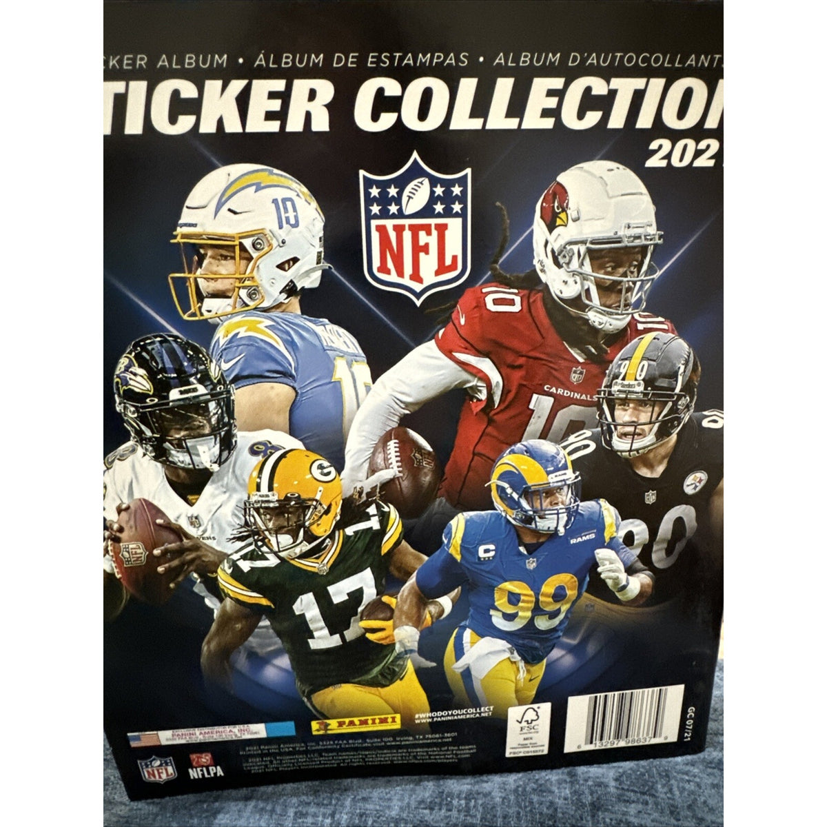 Panini 2021 NFL Sticker Collection Album Only NEW Old Stock