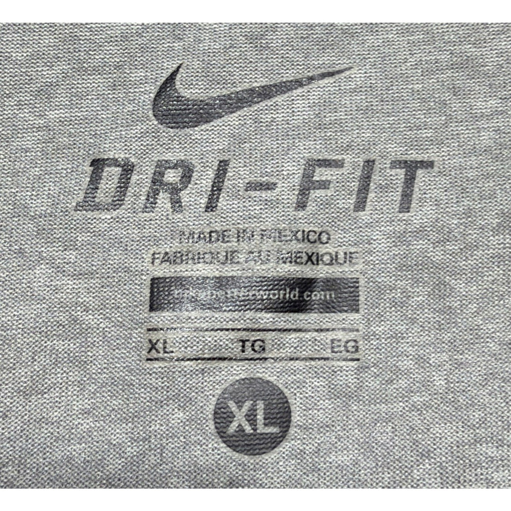 Nike Men's XL Dri-Fit Team Legend L/S Long Sleeve Shirt Heather Gray 377780-063