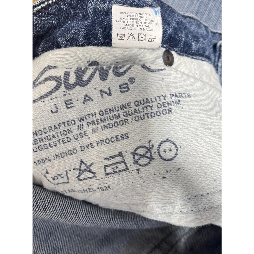 SILVER Laura Blue Stretch Cropped Jeans Low-Rise Women’s Size 30x25
