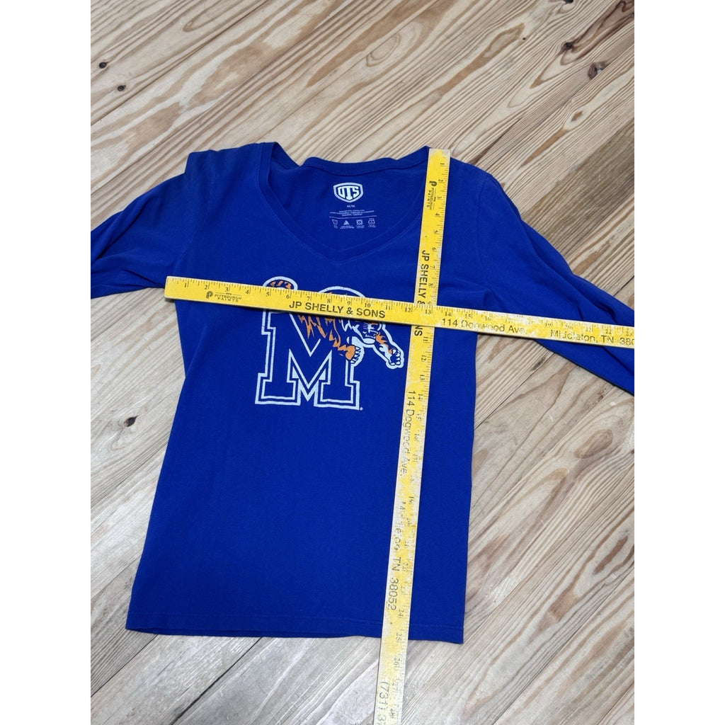 Memphis Tigers Ling Sleeve NCAA UTS Women's Graphic T-Shirt Size Medium
