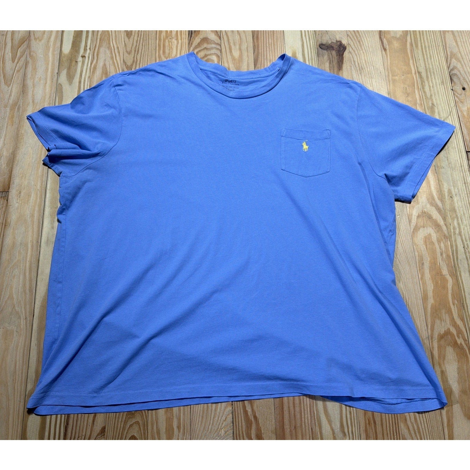 Polo Ralph Lauren Pocket Tee Shirt Men's Crew Neck, Blue Big 3X