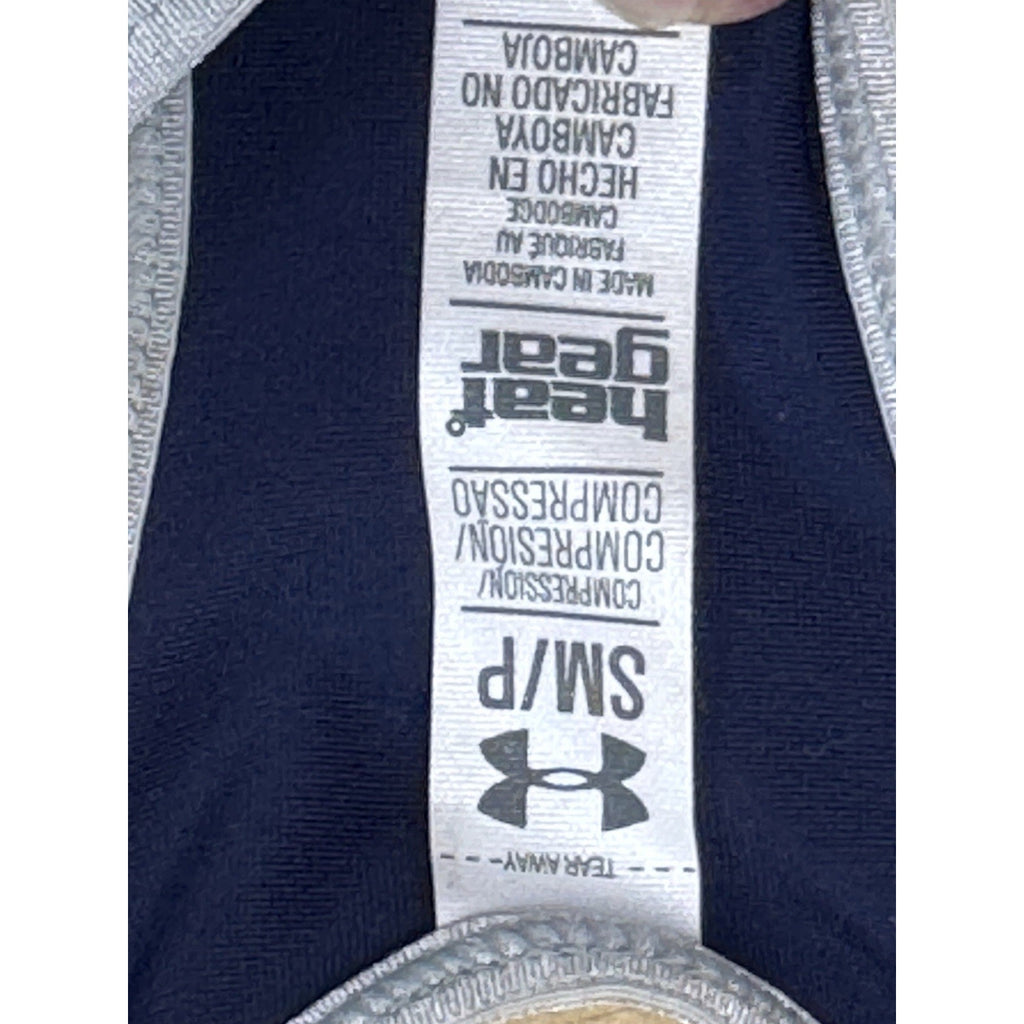 Under Armour Sports Bra Navy Blue Mid Impact Compression Racerback Women’s S NWT