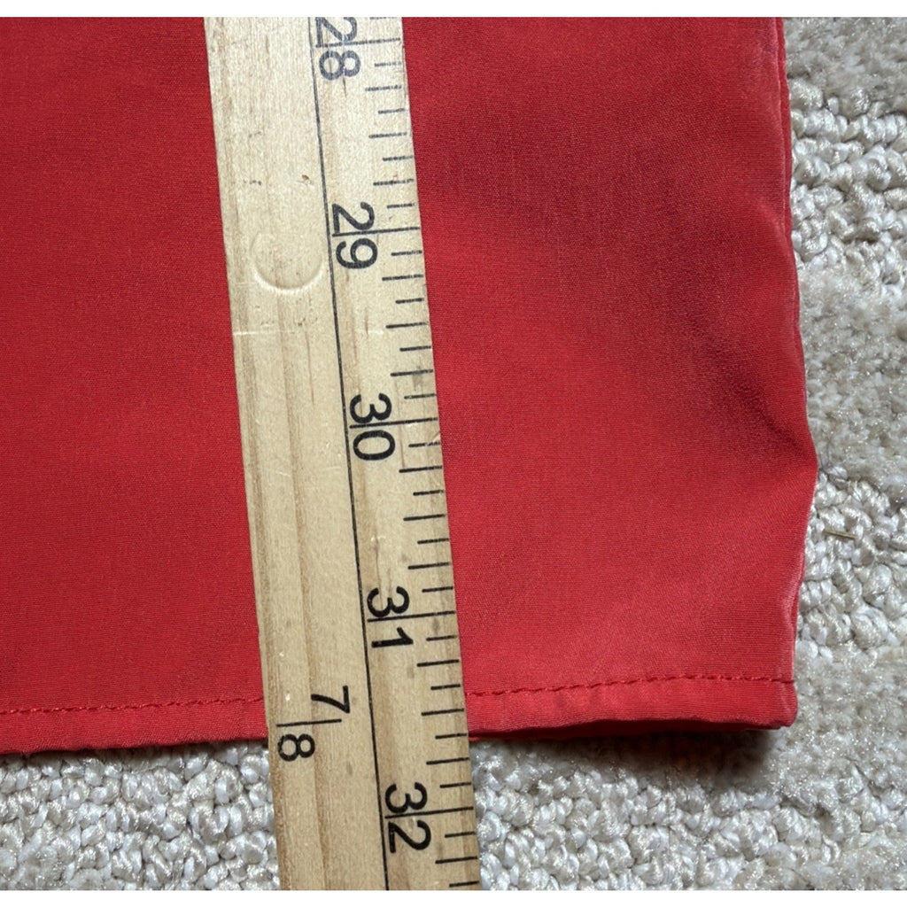 Y2K Glam women’s open shoulder Mini dress size Medium Red Made USA
