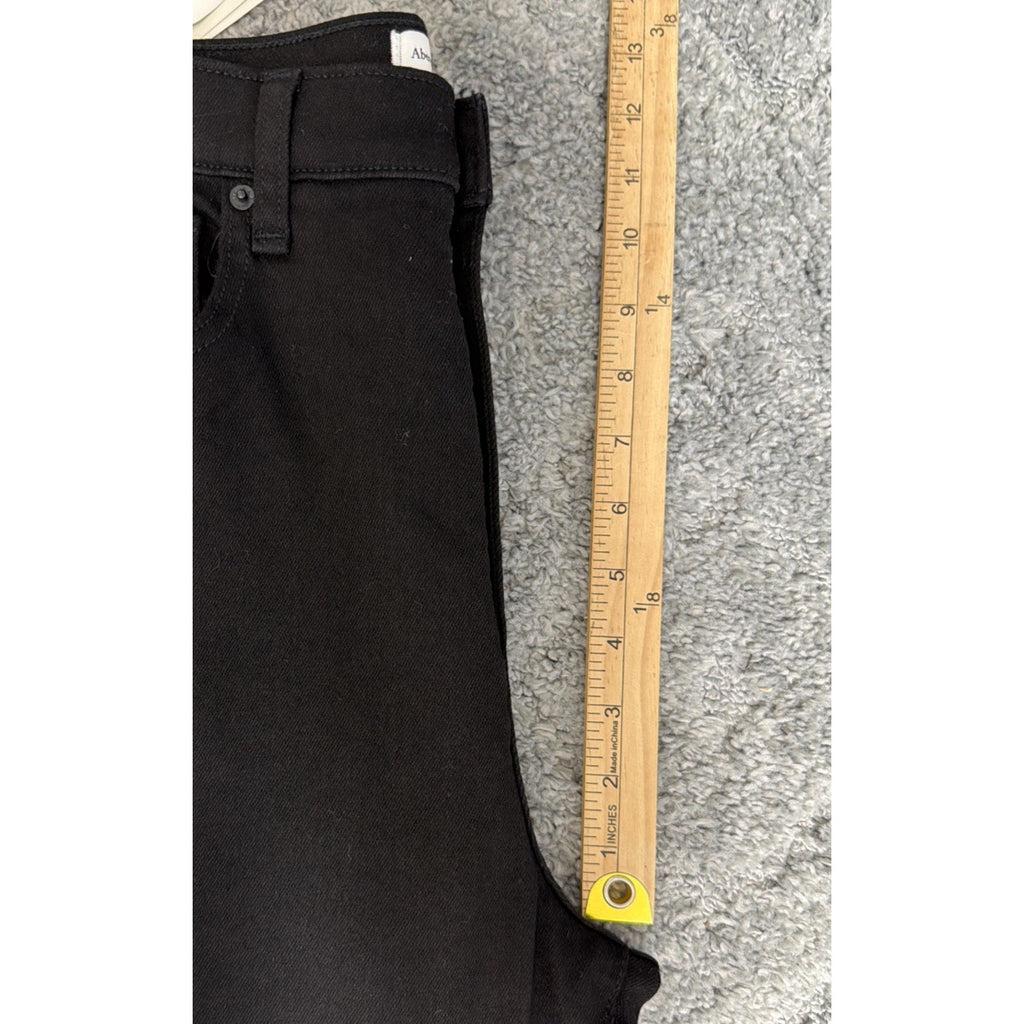 Abercrombie & Fitch The Flare Ultra High Rise Jeans Size 29/8 Regular Black New