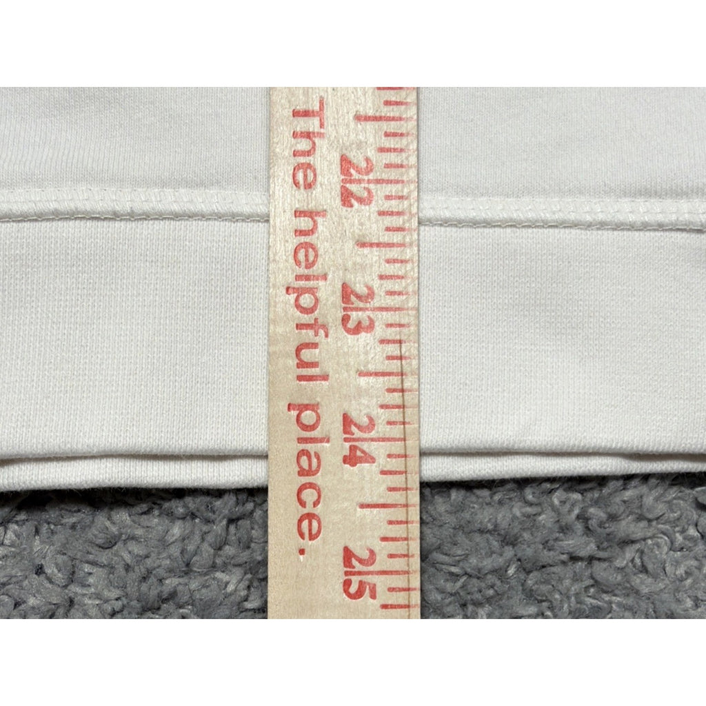 Lake Weekend Sweatshirt Women’s Large White Graphic Crewneck Cozy Casual Natural