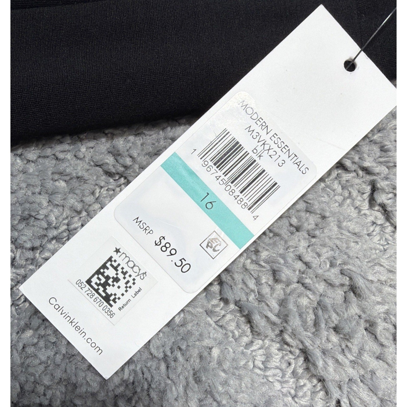 New Women's Calvin Klein Modern Essentials Black Dress Pants Pockets 16