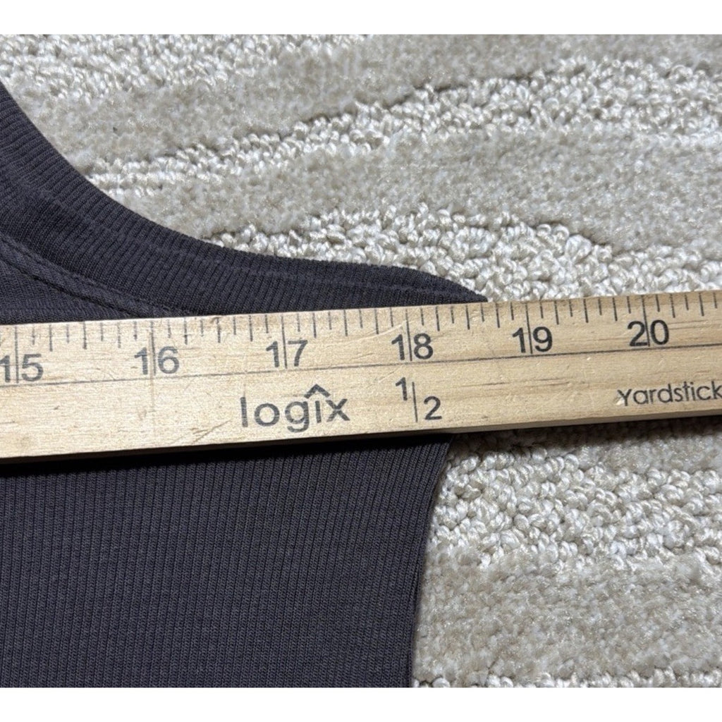 Athleta Tank Top Womens XS Gray Ribbed Soft Sleeveless Active Athletic