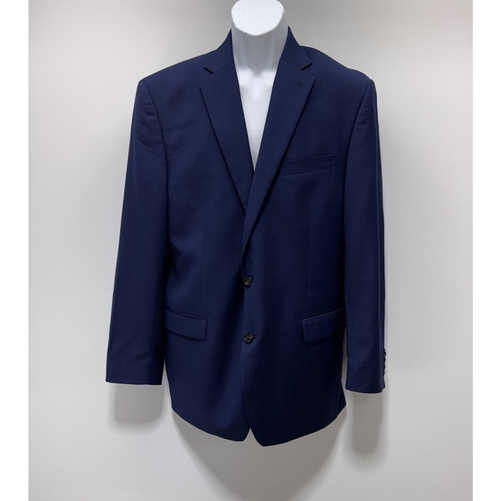 Ralph Lauren Blazer Jacket Navy Blue Men’s 42L The Iconic Wool Blend Suit Coat