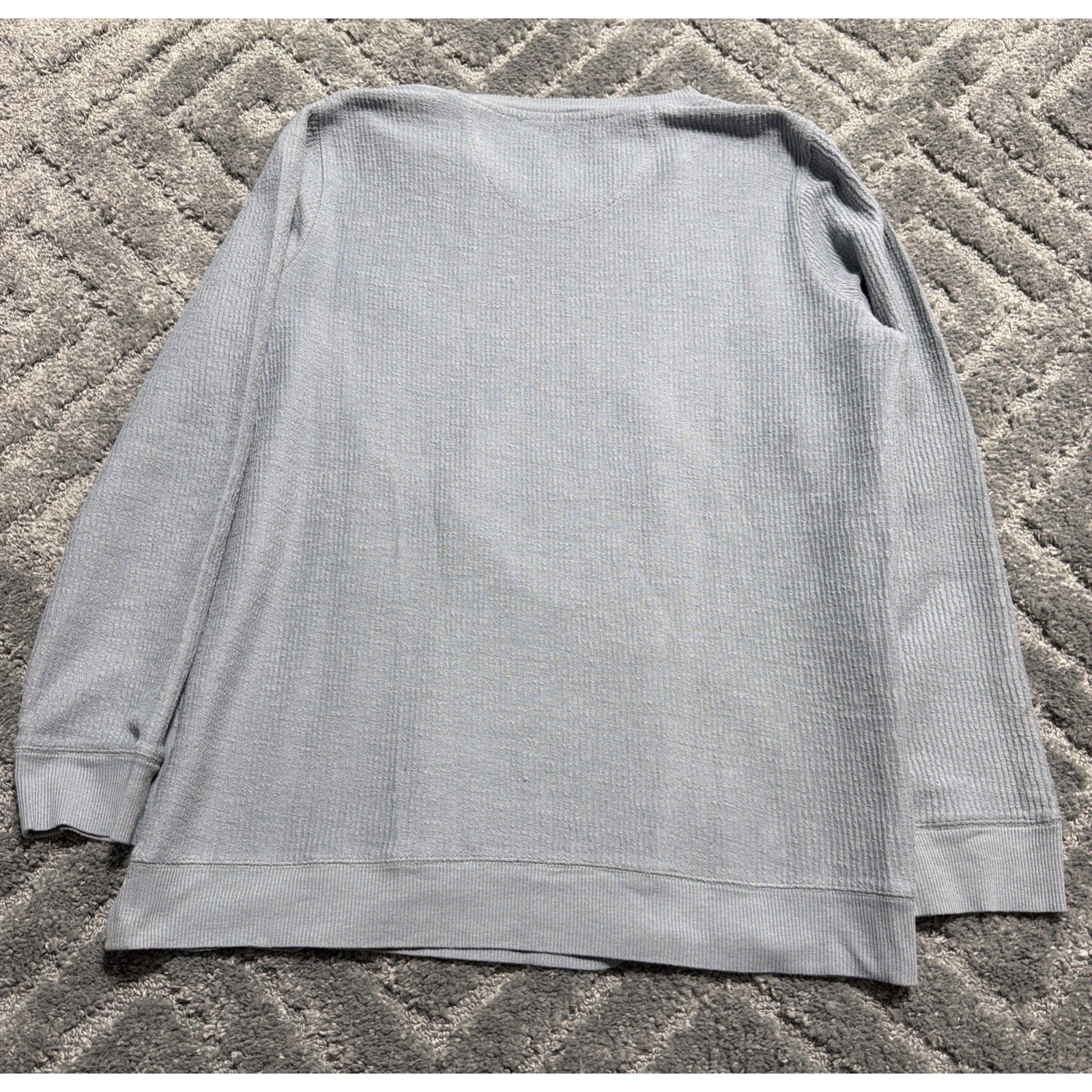 Simply Southern Sweater Womens Size M Gray Long Sleeve Thermal Mama Vibes