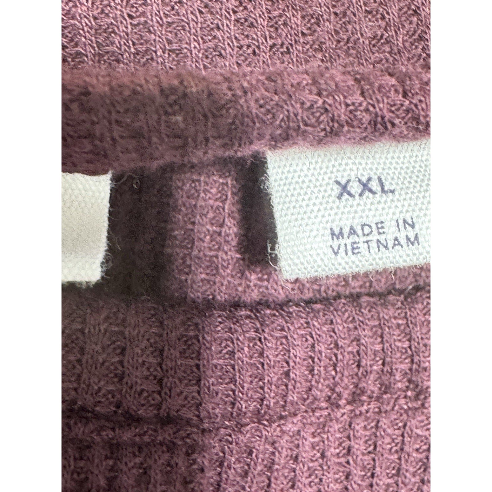 GAP Kids XXL 14-16 Waffle Knit Dress Purple Henley Tiered Long Sleeve NWT