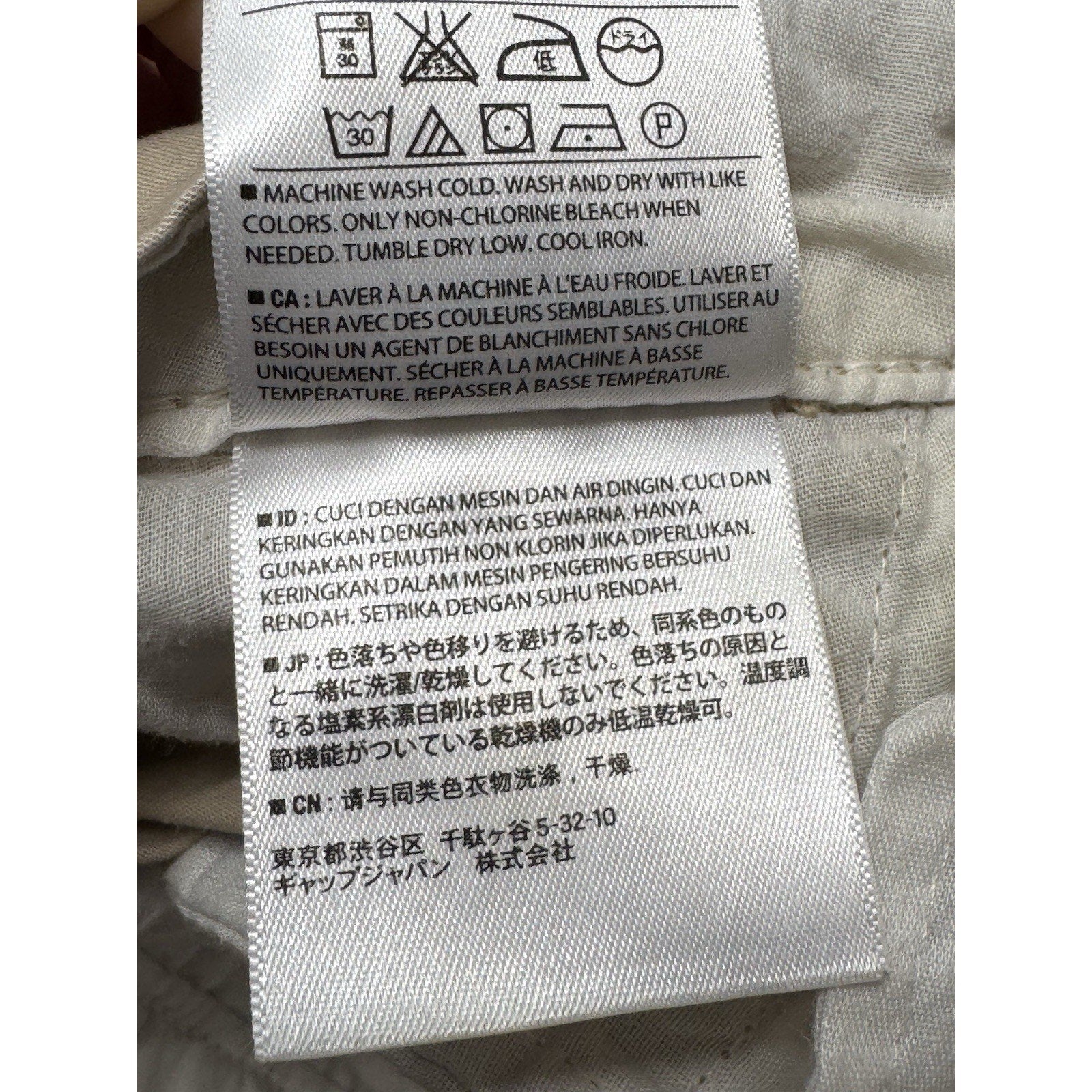 Old Navy Classic Flat Front Slash Pocket Cotton Chinos Tan Women’s Size 2