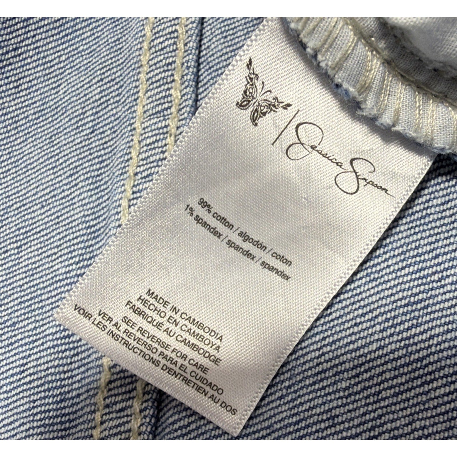 Jessica Simpson Freesia High Rise Wide Leg Jeans Womens Size 10 Denim Baggy