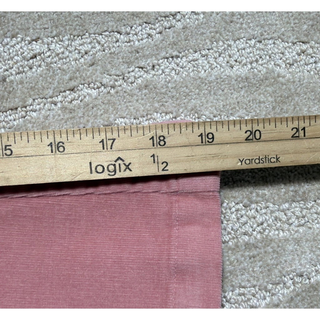 Coast 2 Coast Women Corduroy High Rise Wide Leg Flare Cropped Pants Pink Size 6