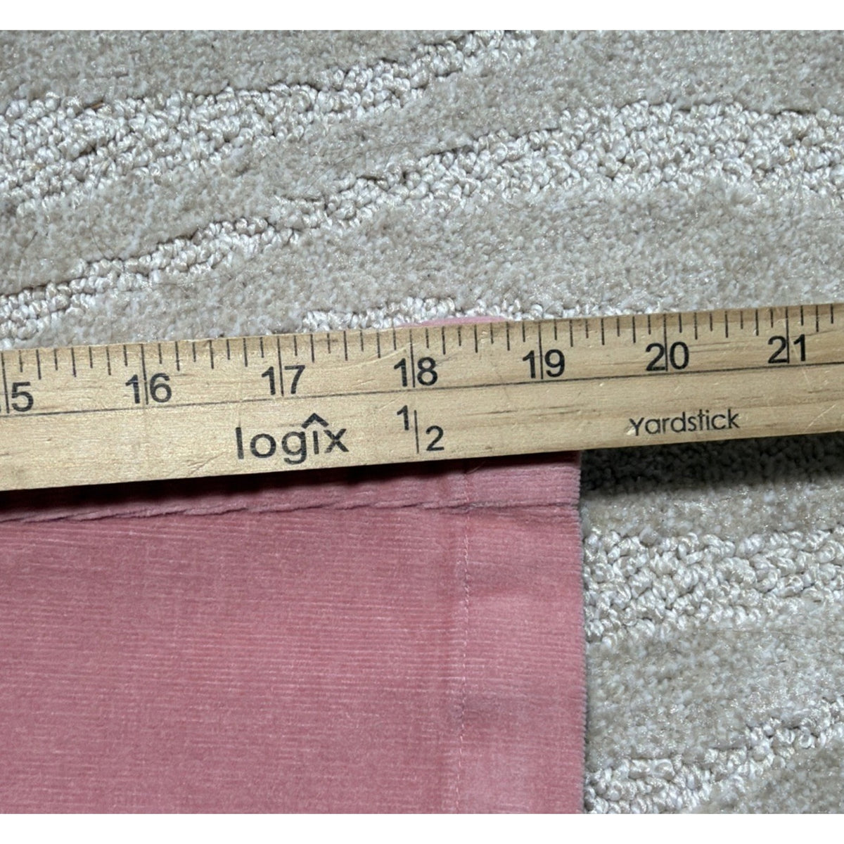 Coast 2 Coast Women Corduroy High Rise Wide Leg Flare Cropped Pants Pink Size 6