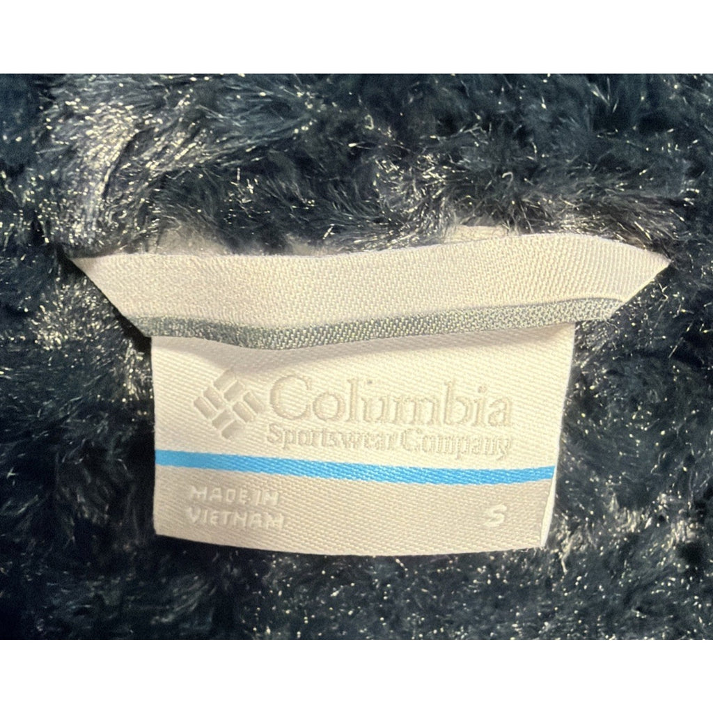 Columbia Copper Crest Quilted Hooded Super Soft Fleece-Lined Jacket - Black S