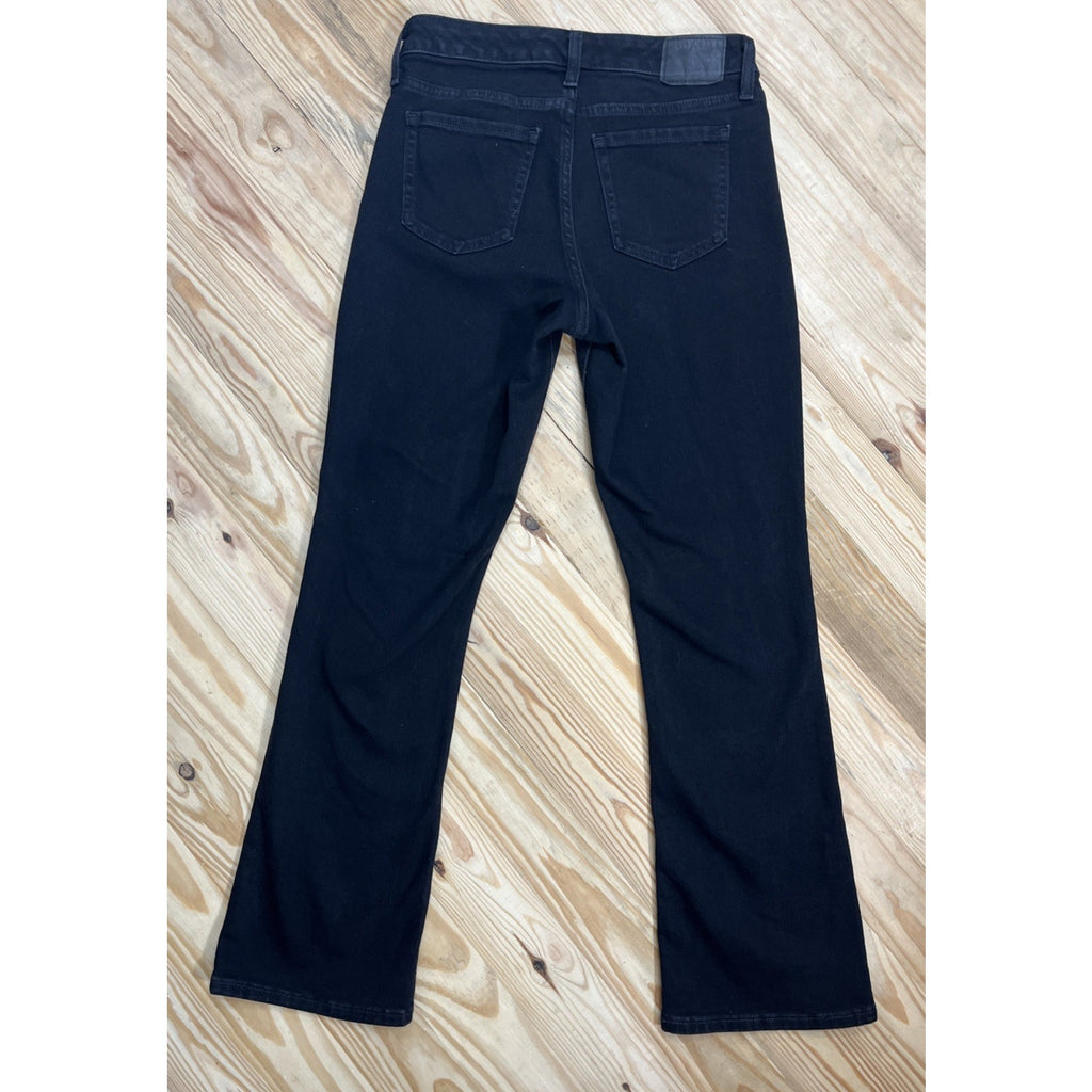 AERO Aeropostale Black Jeans Womens Reg Stretch Mid Rise Boot Cut Size 8 Short