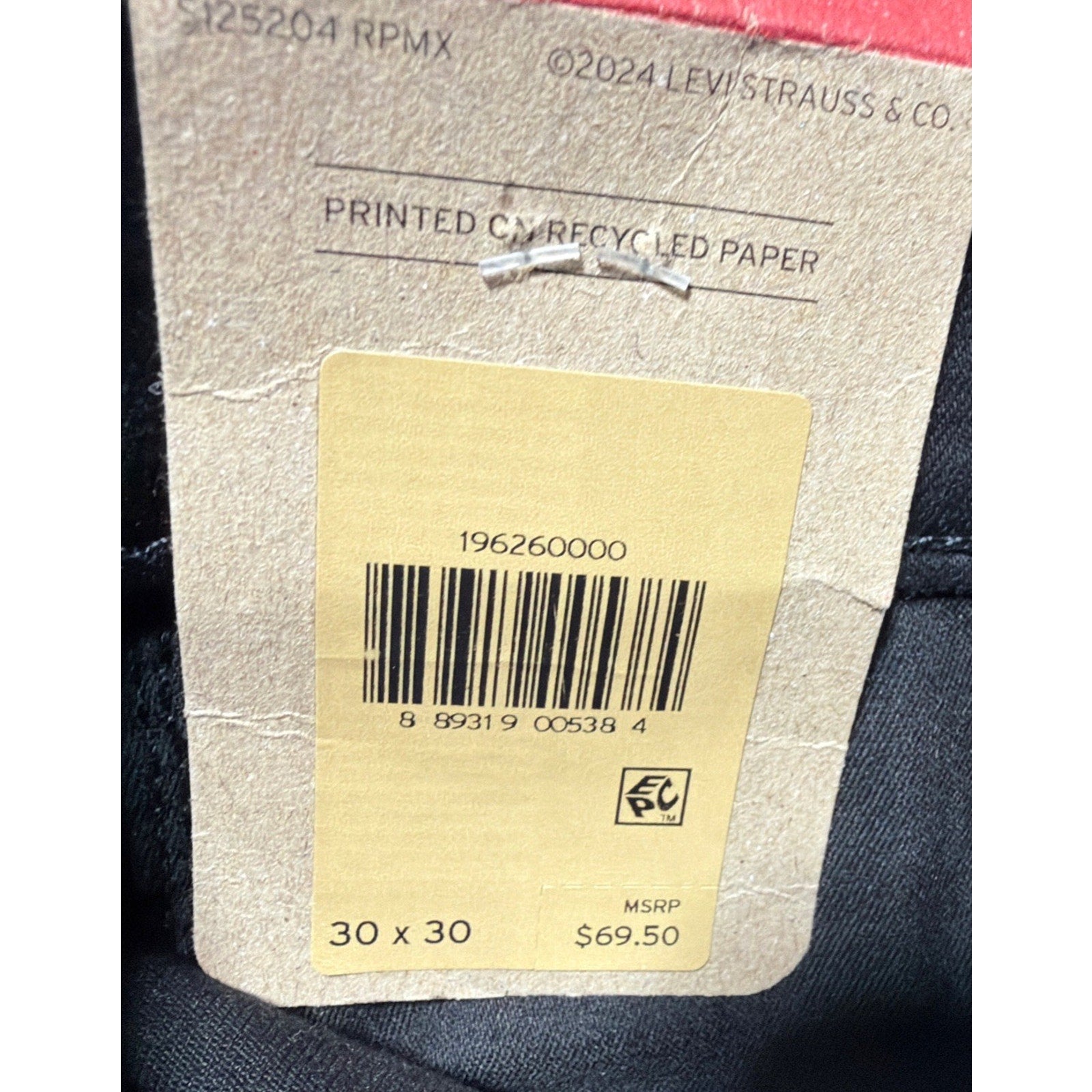 Levi’s 311 Shaping Skinny Women’s Black Jeans Size 30x30 Brand New NWT