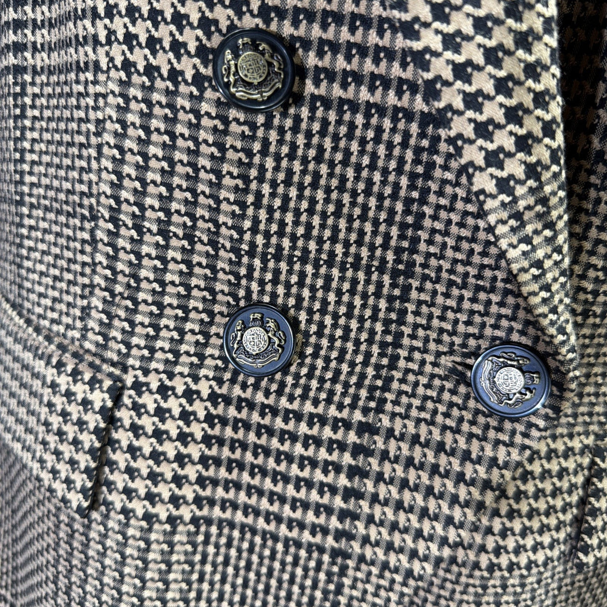 NWT Antonio Melani Women's Houndstooth Double Breasted Blazer Size 6 MSRP$195