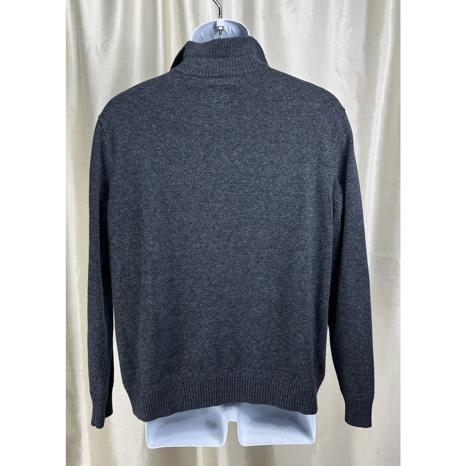 AMERICAN EAGLE Classic Fit Button Front Collar Gray Pullover Sweater Mens Size L