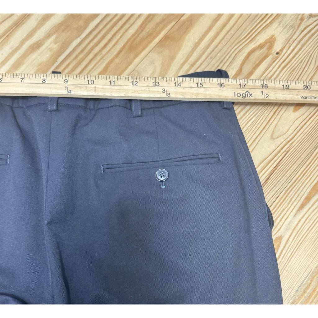 Murphy & Hartelius MH Austin Pilot Aviation Dress Pants Mens 34R Navy Blue Slack
