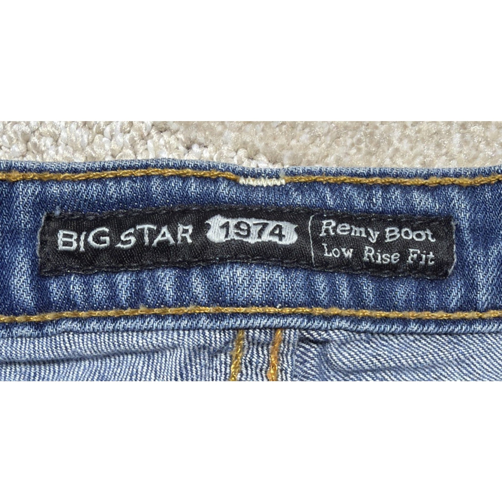 Big Star Jeans Y2K Womens 28 L Remy Boot Bootcut Low-Rise Denim Stretch 28x32