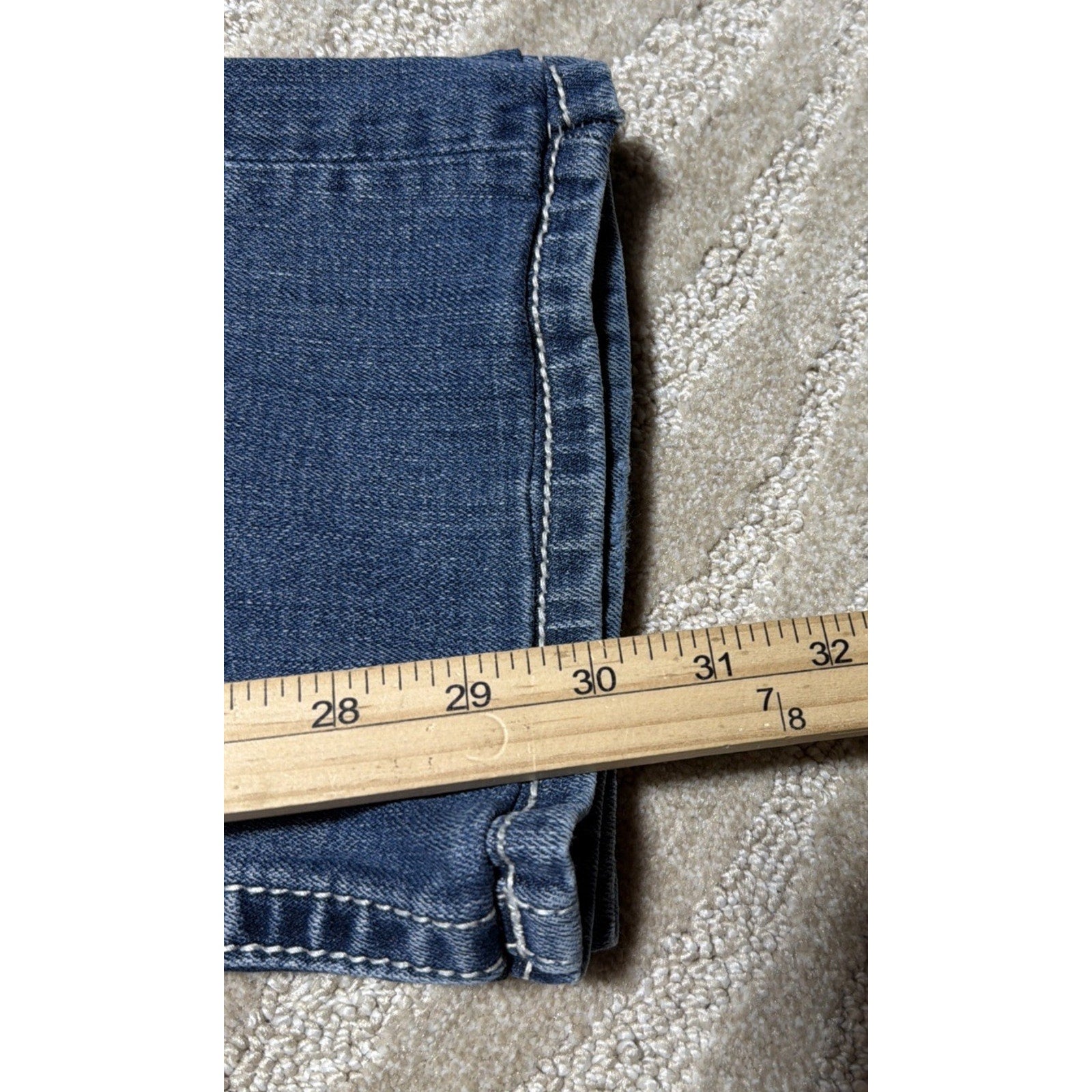 Miss Me Signature Bootcut Women's Jeans 26x30 Bling Embellished Western Hemmed