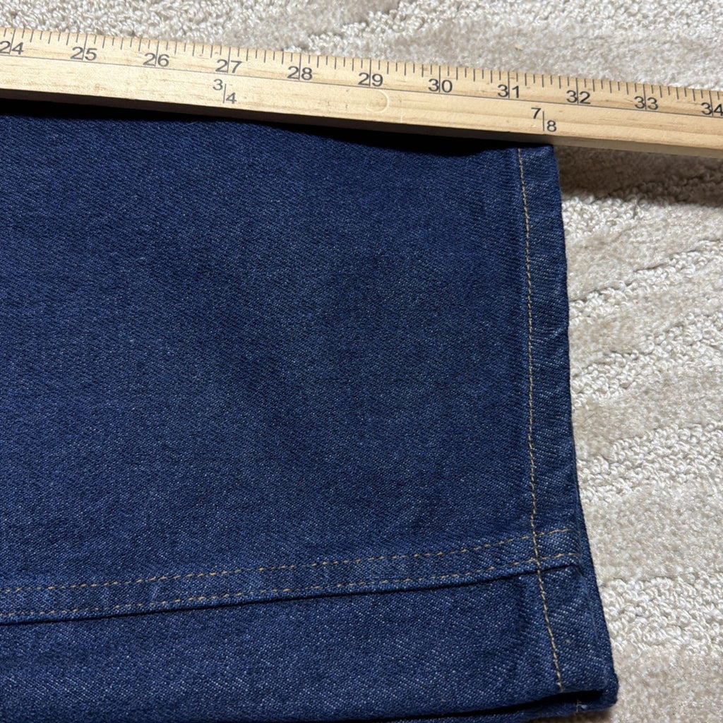Wrangler Rustler Jeans 36x32 Regular Straight Leg Dark Blue Workwear Denim NWT