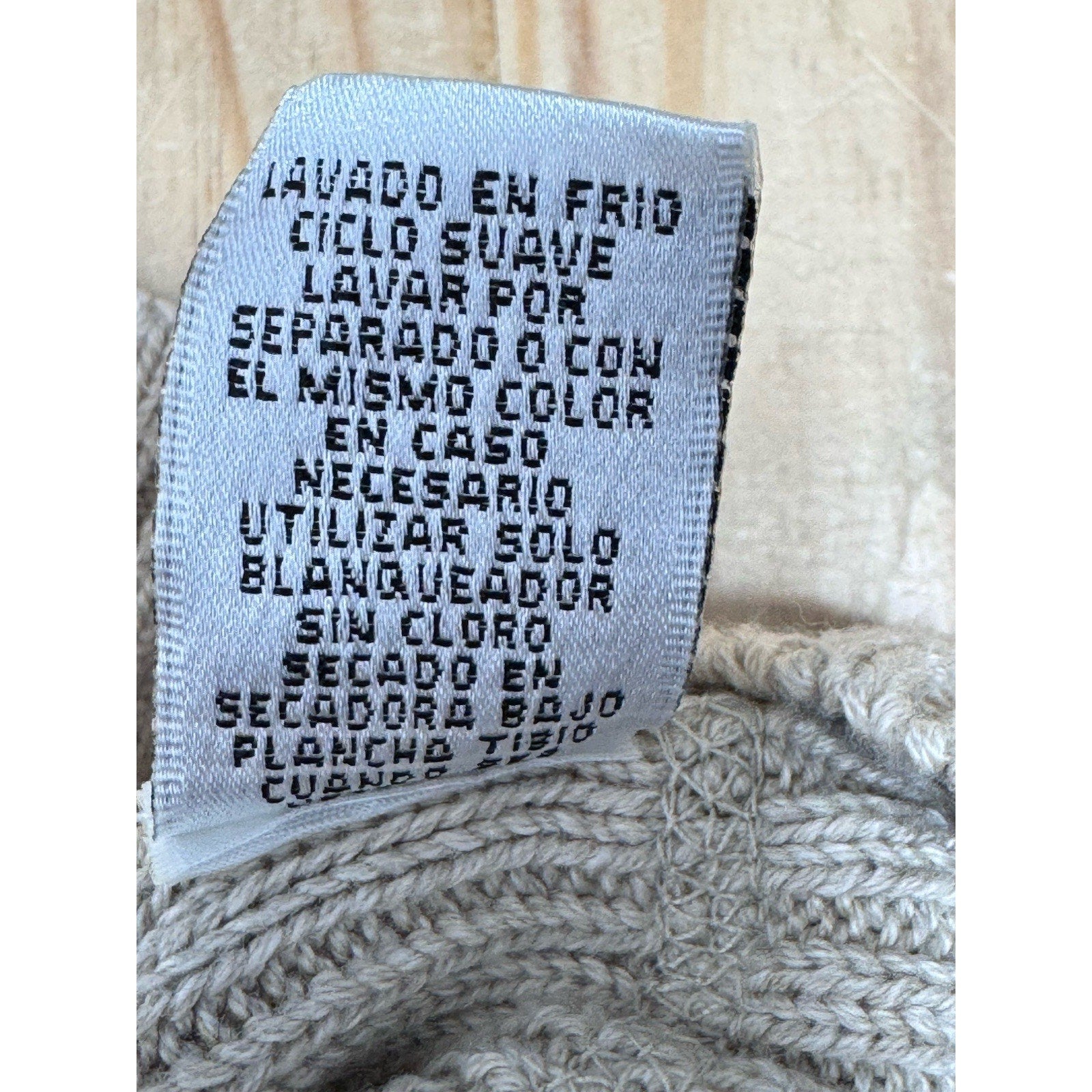 Hannah Tan Brown Cardigan Sweater Knit Long Sleeve Button Front Women’s Size M