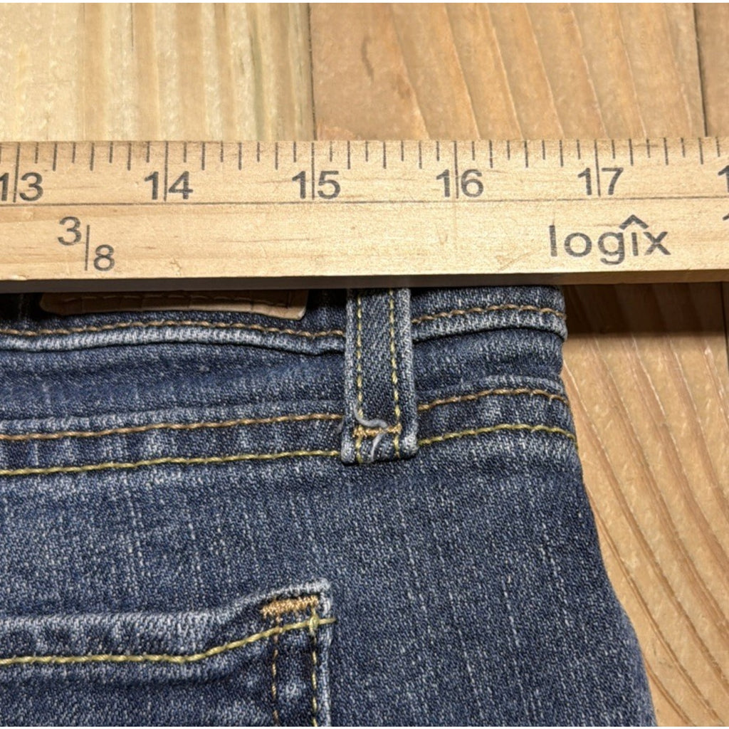 Levis 524 Jeans Y2K Womens 13 M Skinny Low Rise Stretch Denim Too Superlow 33x31