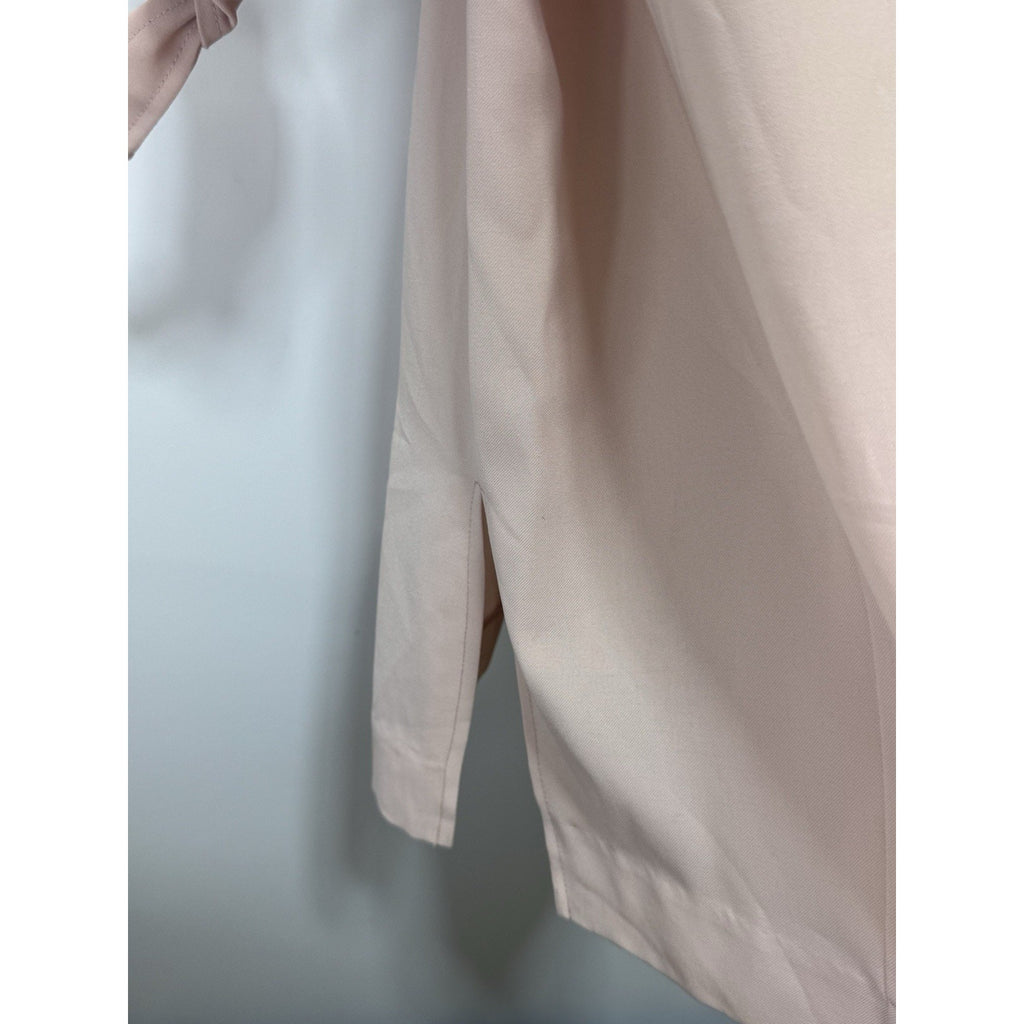 Halogen Drape Lapel Tie Waist Topper Coat Pink Smoke Women’s Size 3X NWT