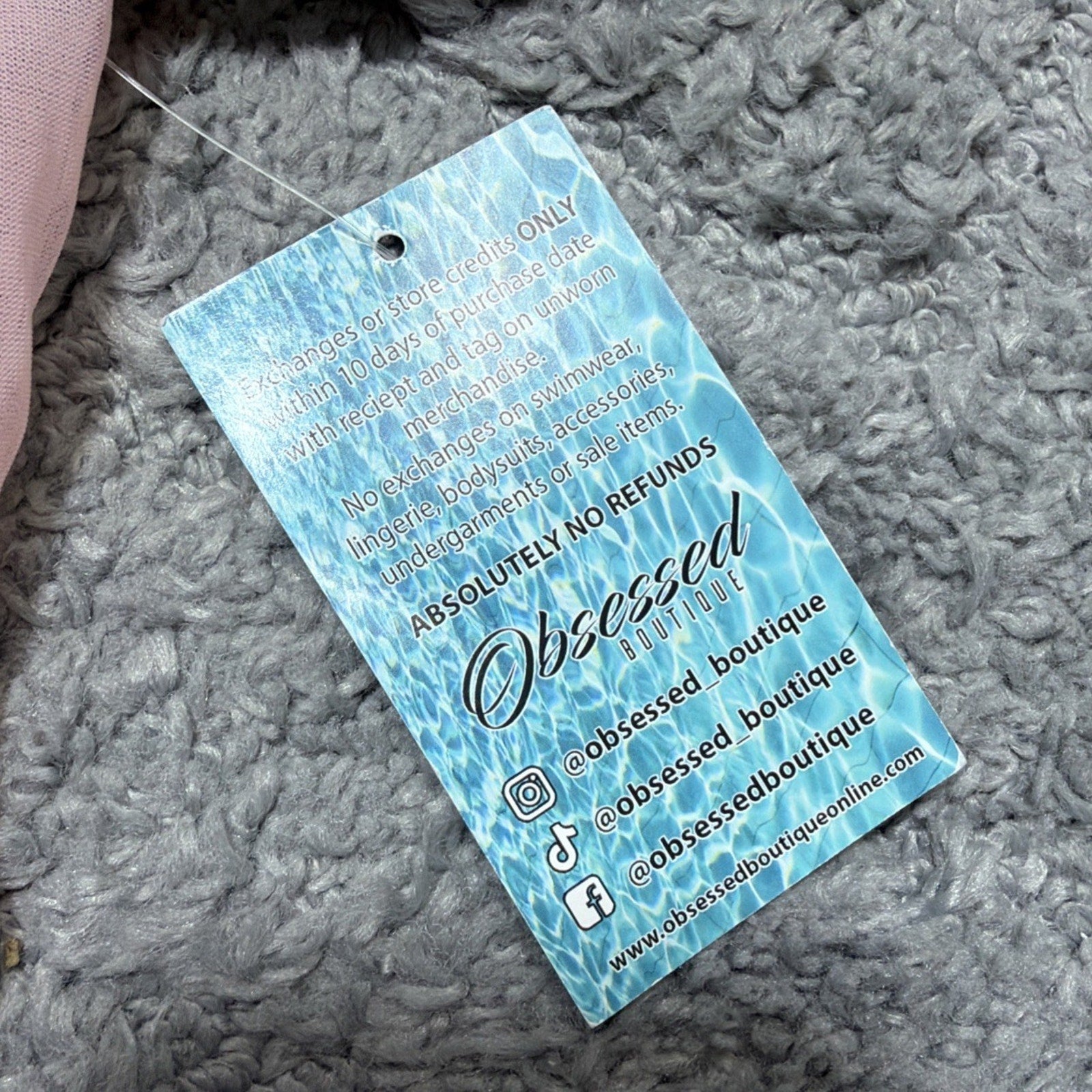 New 3D Butterfly Blue Sheer Bra Corset Top Size Large