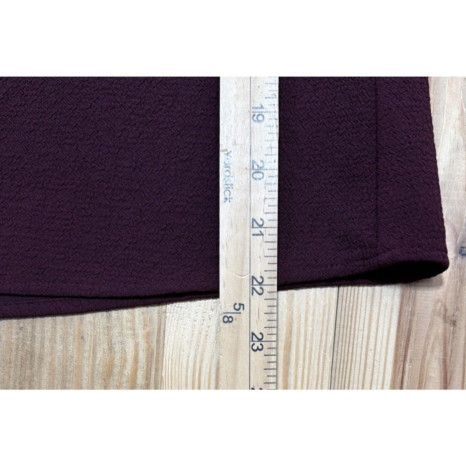 Express Burgundy Lace Balloon Sleeve Long Sleeve V-Neck Blouse Small Petite