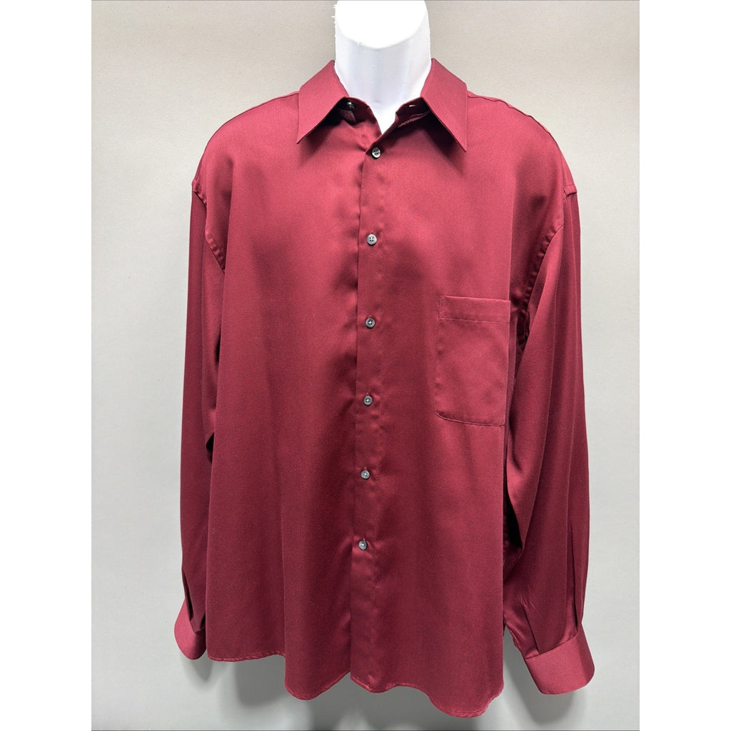 Crazy Horse A claiborne company mens button down dress shirt Size XL