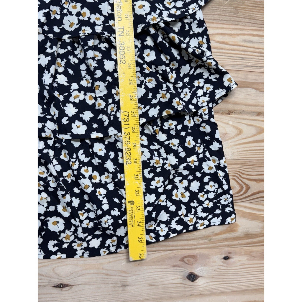 NWT PRETTYGARDEN Floral Midi Dress 2023 Knot One Shoulder Sleeveless Women’s L