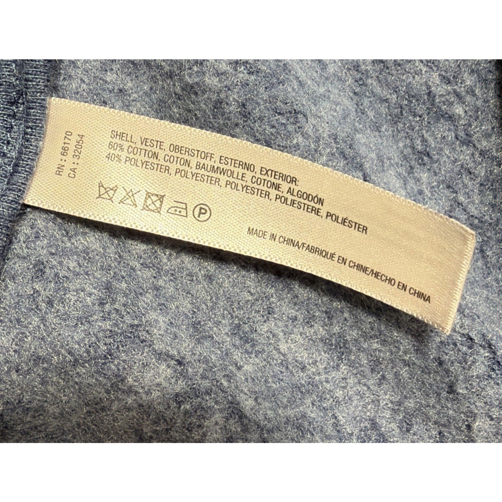 Anthropologie Saturday Sunday Sherpa Patchwork Faux-Suede Zip Jacket S Blue Tan