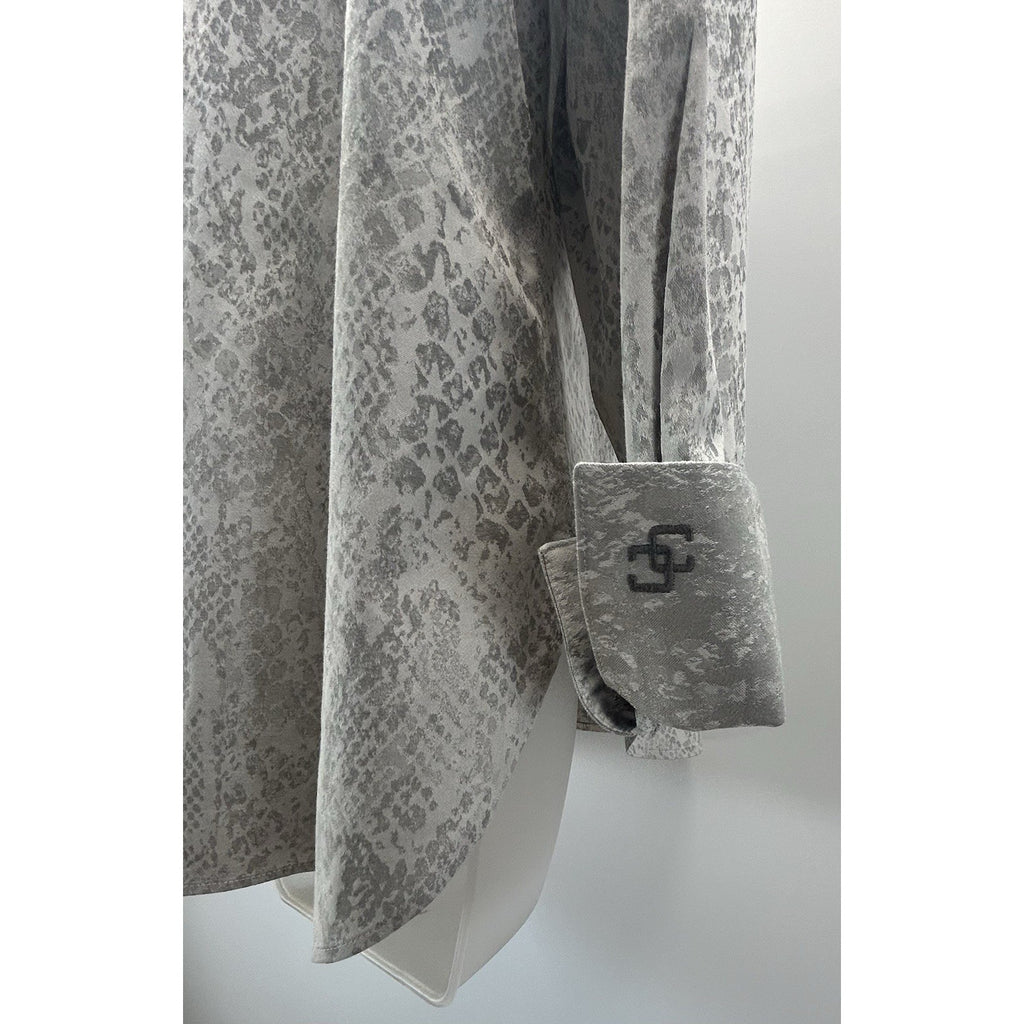 Chico’s No-Iron Classic Stretch Shirt Women’s Size1 All-Seasons Button Front.