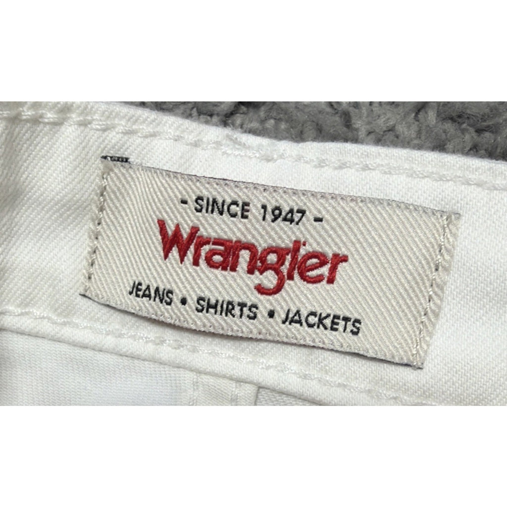 New Wrangler Women's 8 High Rise Unforgettable Skinny Jean Bright White 29x28