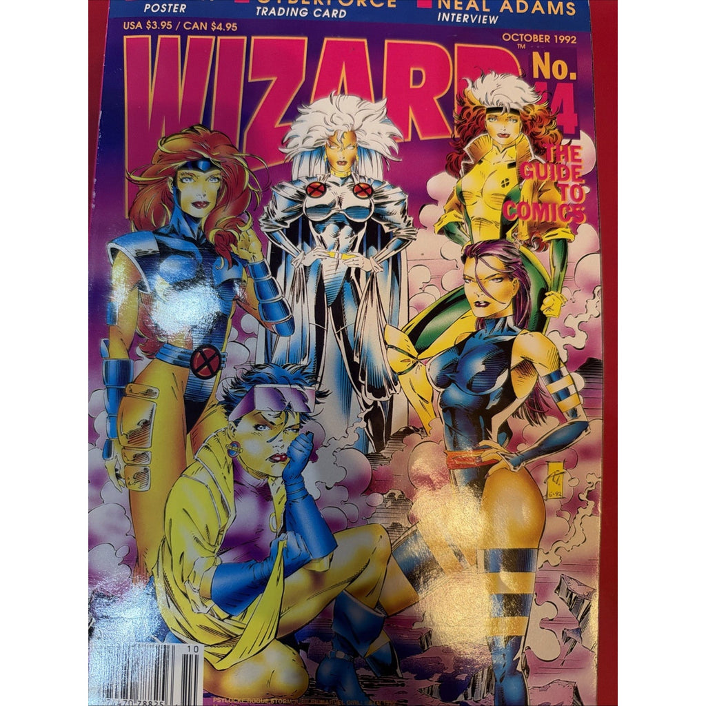 Wizard Magazine #14 October 1992 X-Men Women Art Thibert Cover Neal Adams