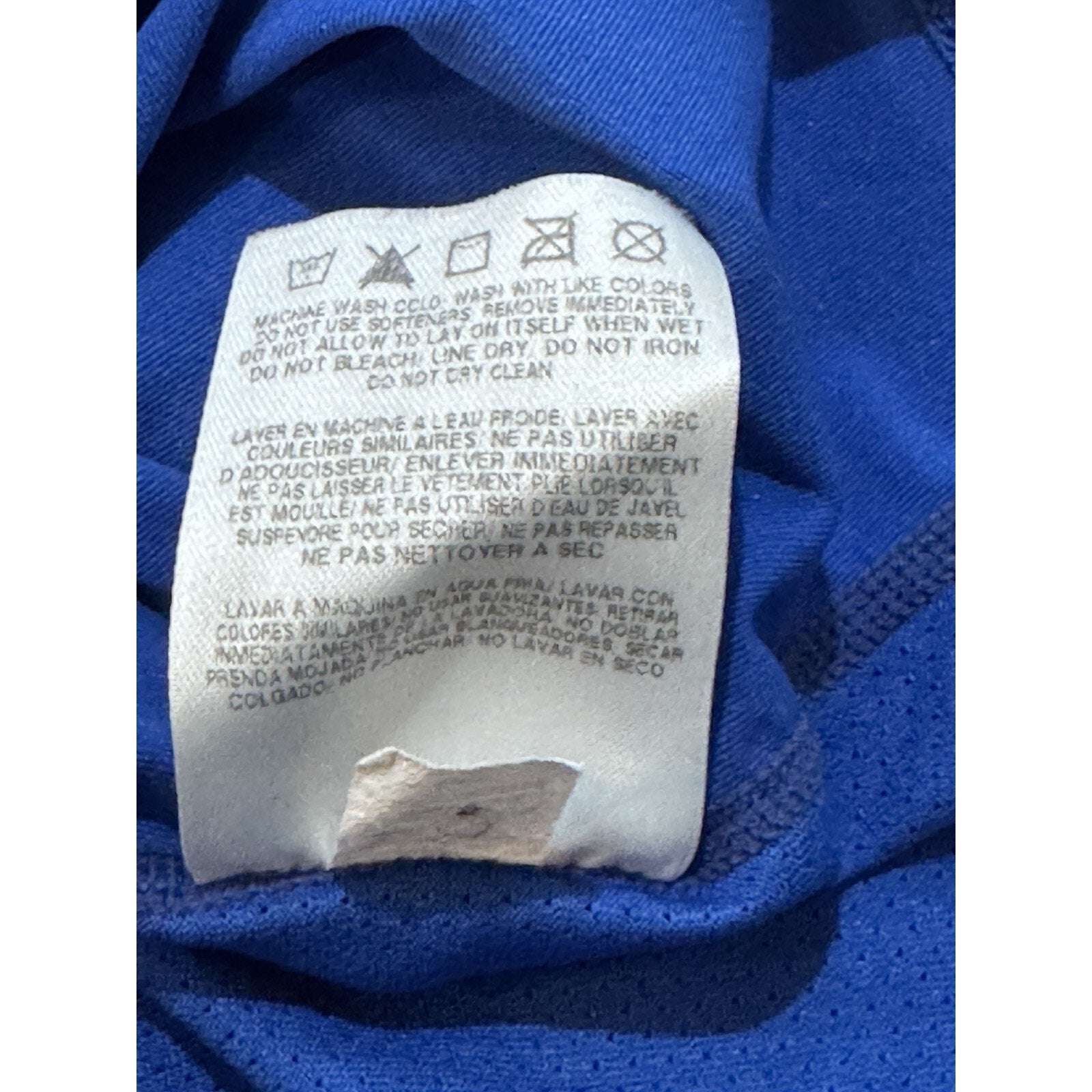 Nike Pro Combat Shirt Mens XL Fitted Blue Mock Base Layer Dri Fit Short Sleeve