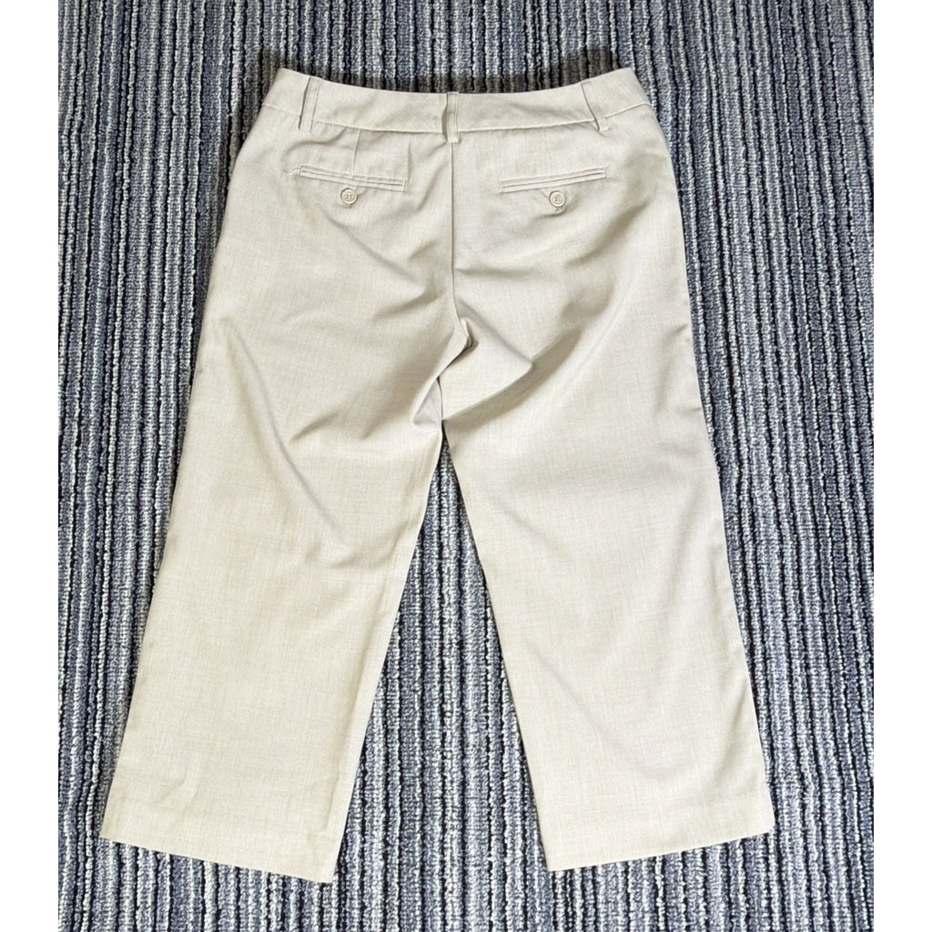 Daisy Fuentes Womens Crop Pants 2 Capri Casual Preppy Career Stretch 29x21