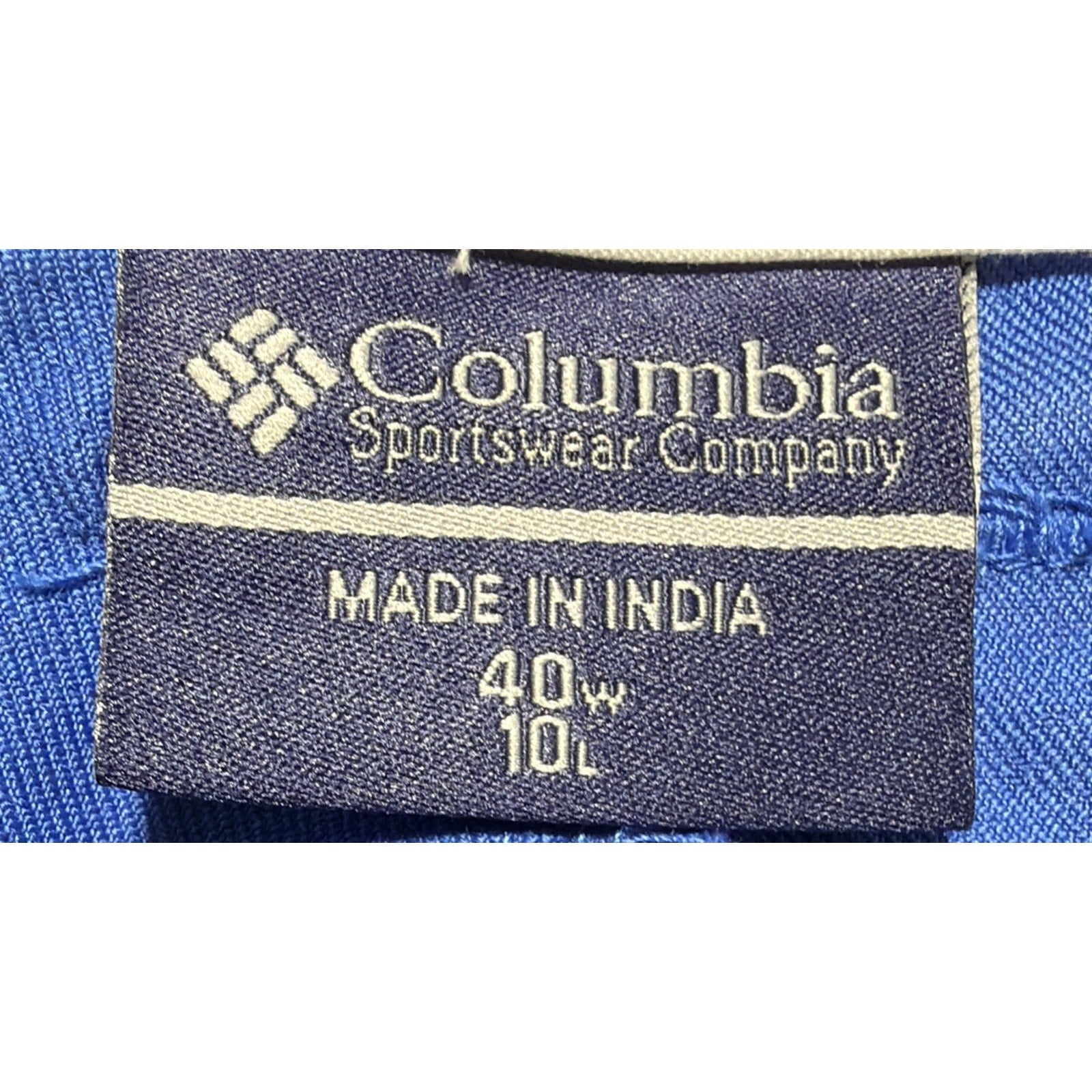 Columbia Shorts Mens PFG Performance Fishing Gear Blue Regular Fit 40x10”