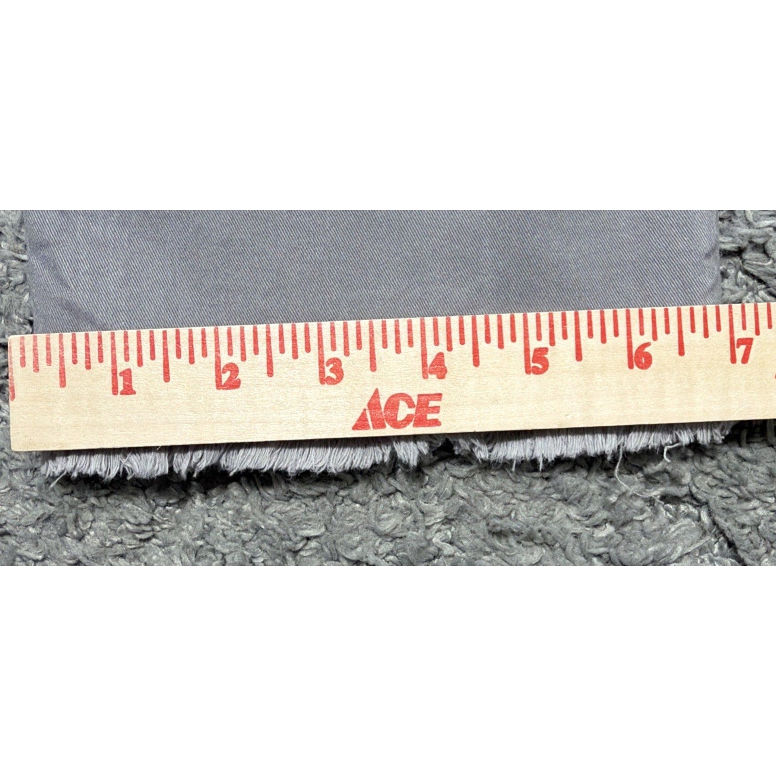Loft Women's Mid Rise Girlfriend Chino Pants in Gray Raw Hem size 6 33x26