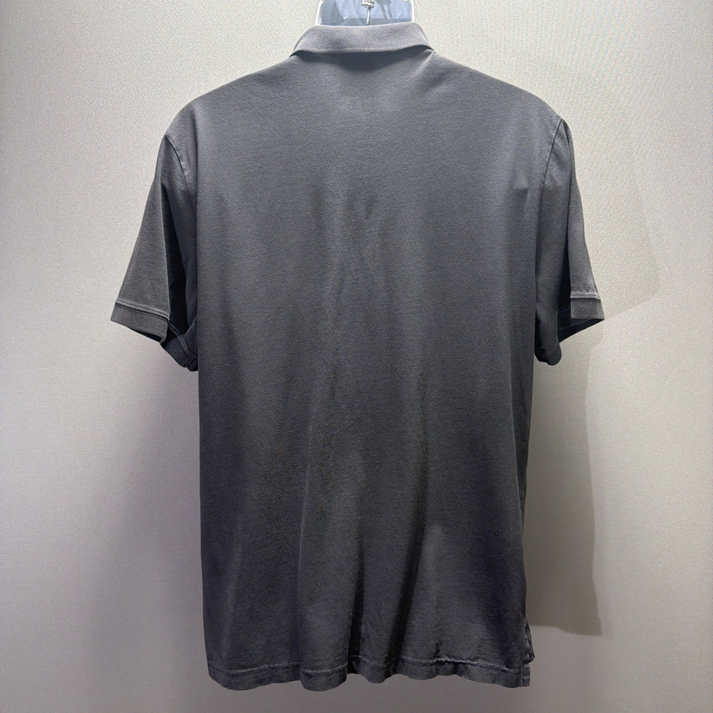 Vintage Y2K Black Nike Polo Shirt Embroidered Size Large CJ4461-010