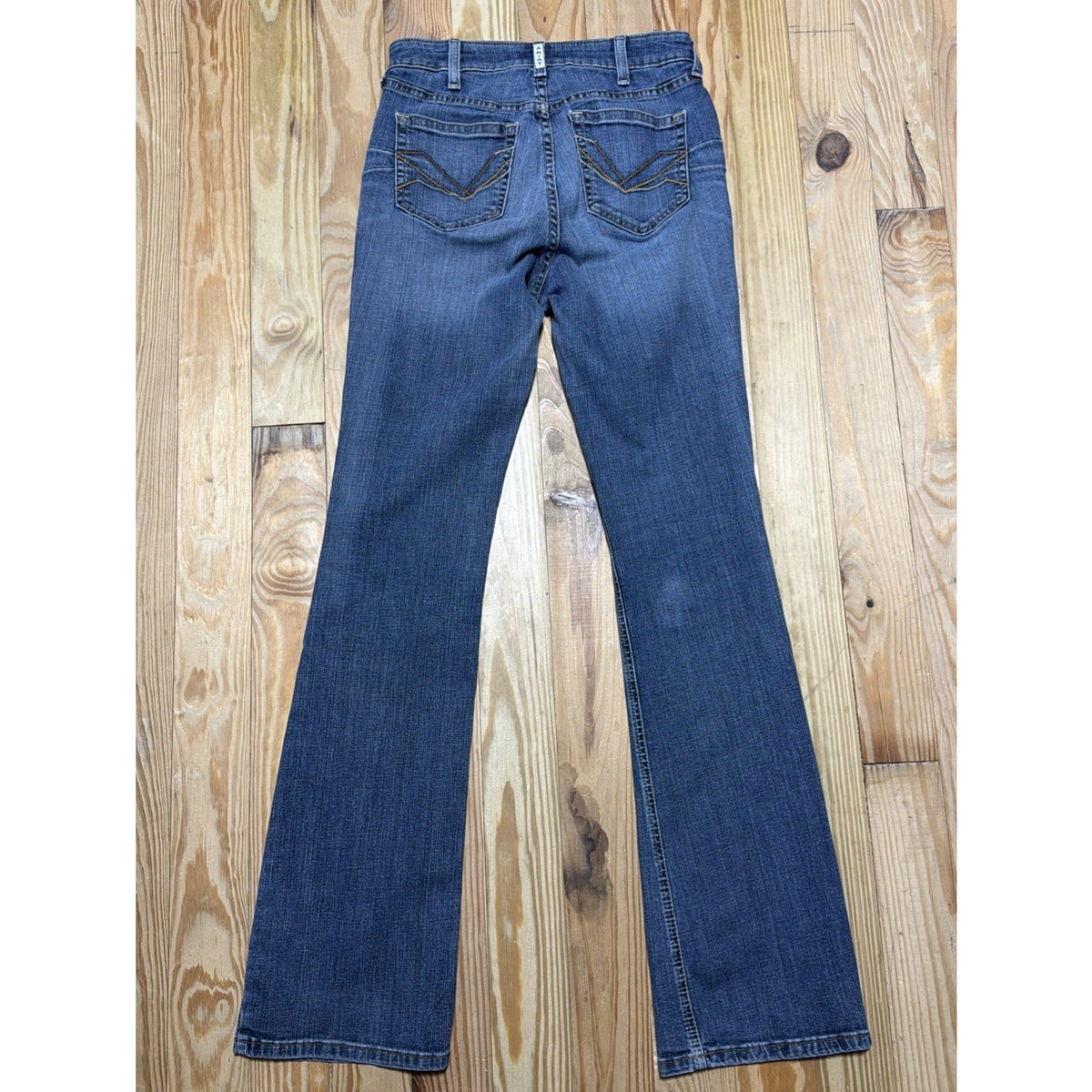 Ariat Real Denim Jeans Womens Size 29 Long High Rise Boot Blue 29x33 Stretch