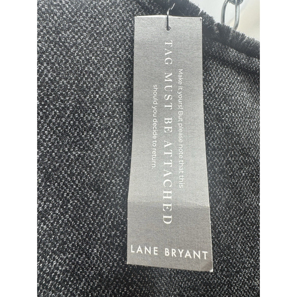 Lane Bryant Shimmer Sleeveless Dress Black And Sliver 26/28 - NWT